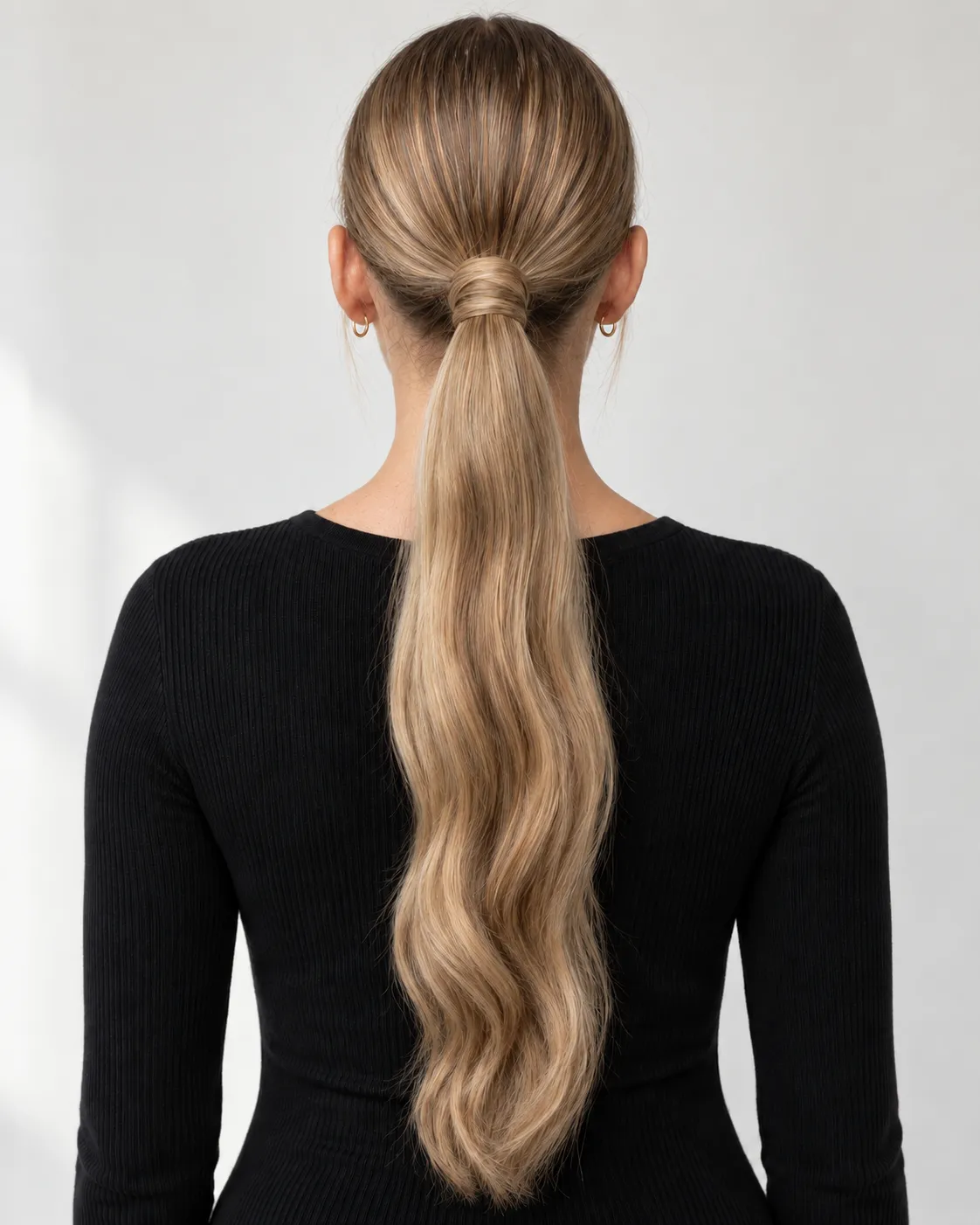 Ferdig montert ponytail extensions